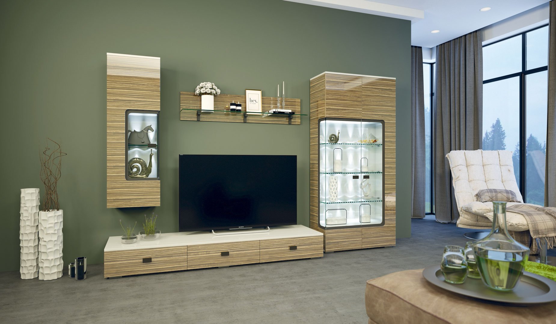 Мебель для Гостиная Молли77 - Rioka MEBEL